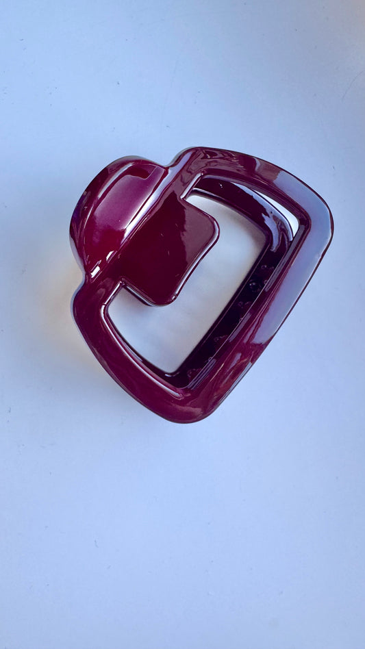 Haarspeld basic burgundy