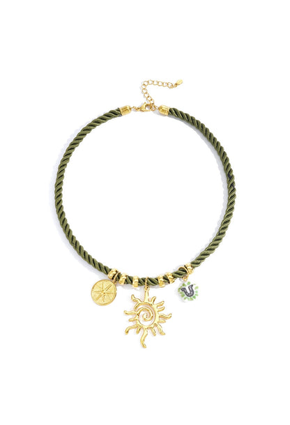 Kaki summertime ketting
