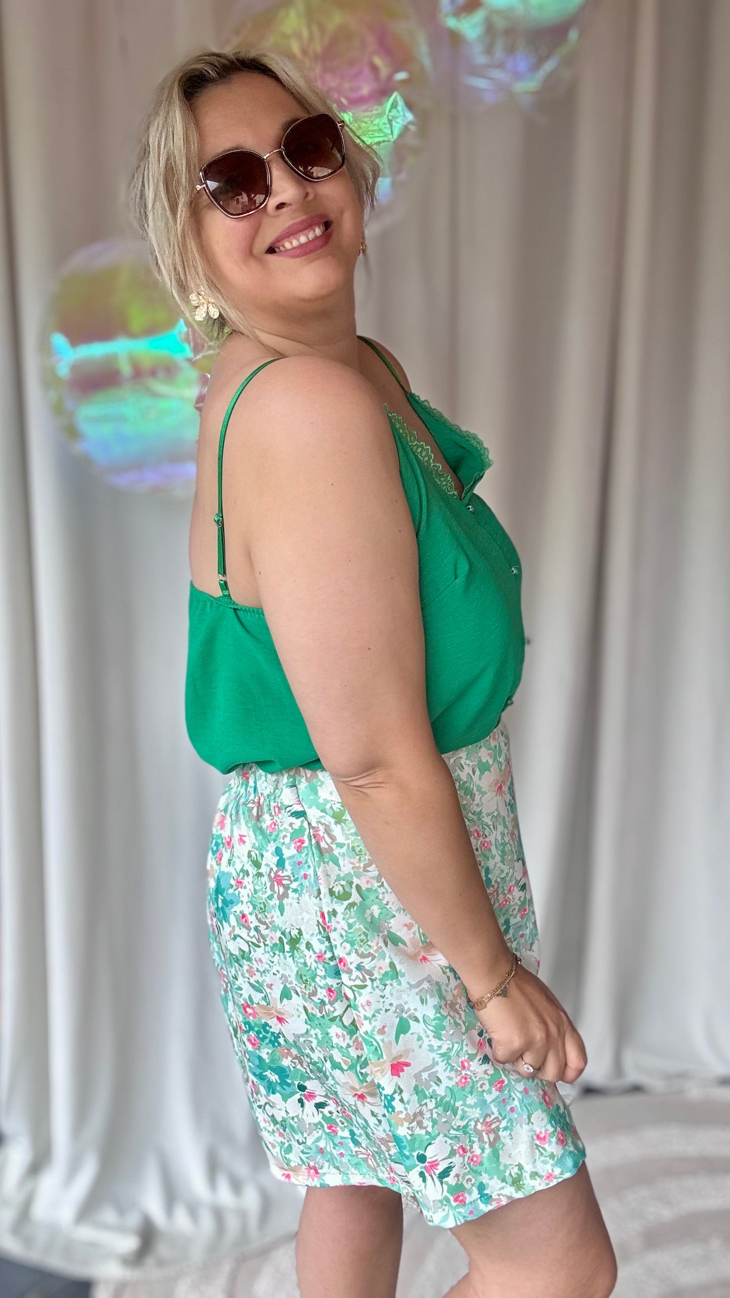 Suki top groen