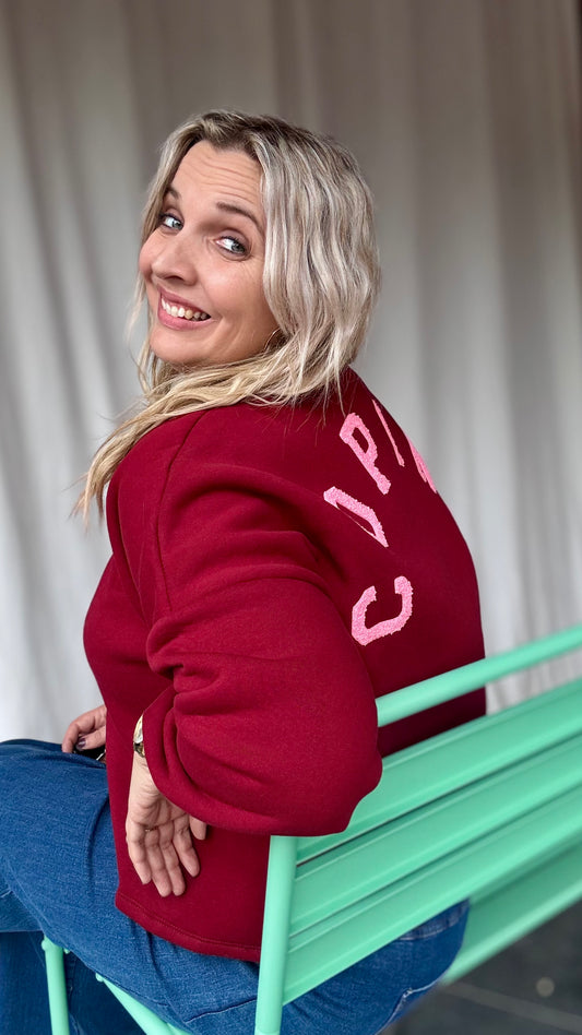 Sweater Copine - Bordeaux