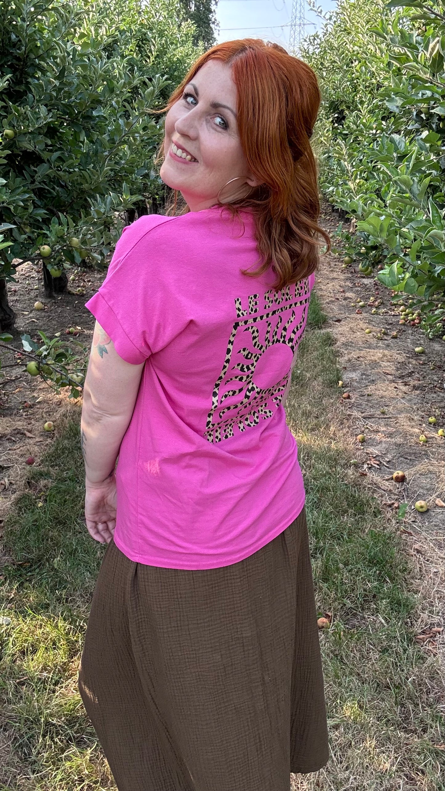 Le soleil shirt - Fuchsia