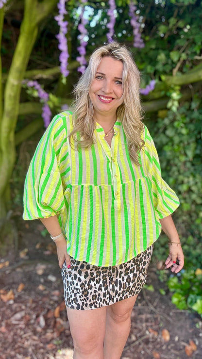 Neon breeze blouse yellow