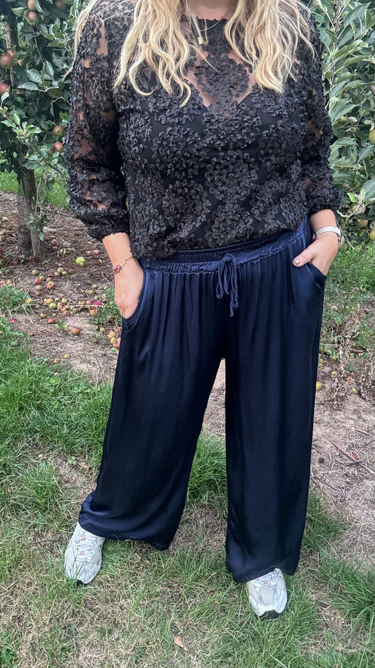 Zoë broek - diepblauw