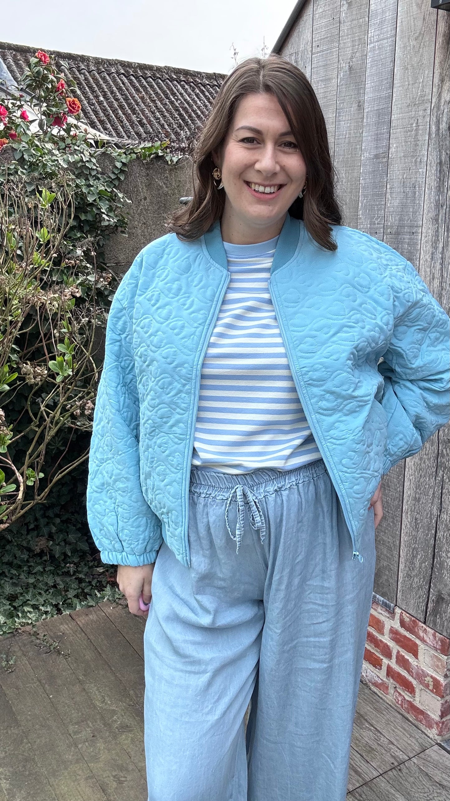 Nini bomber - blauw