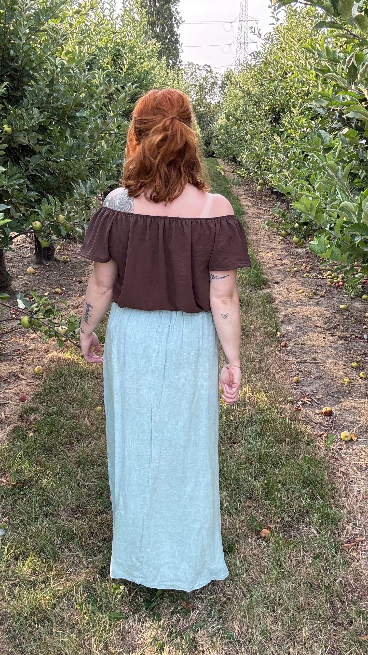 Dina blouse - Chocolat