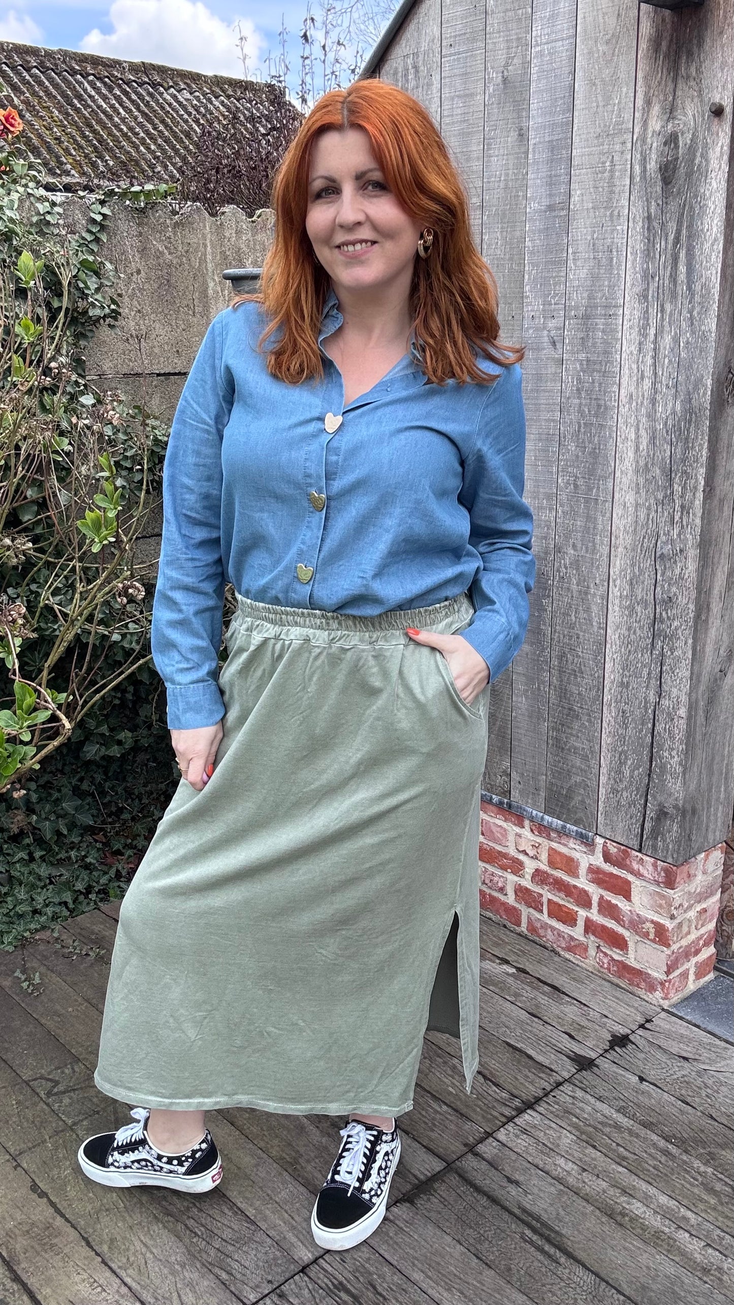 Estelle rok - kaki