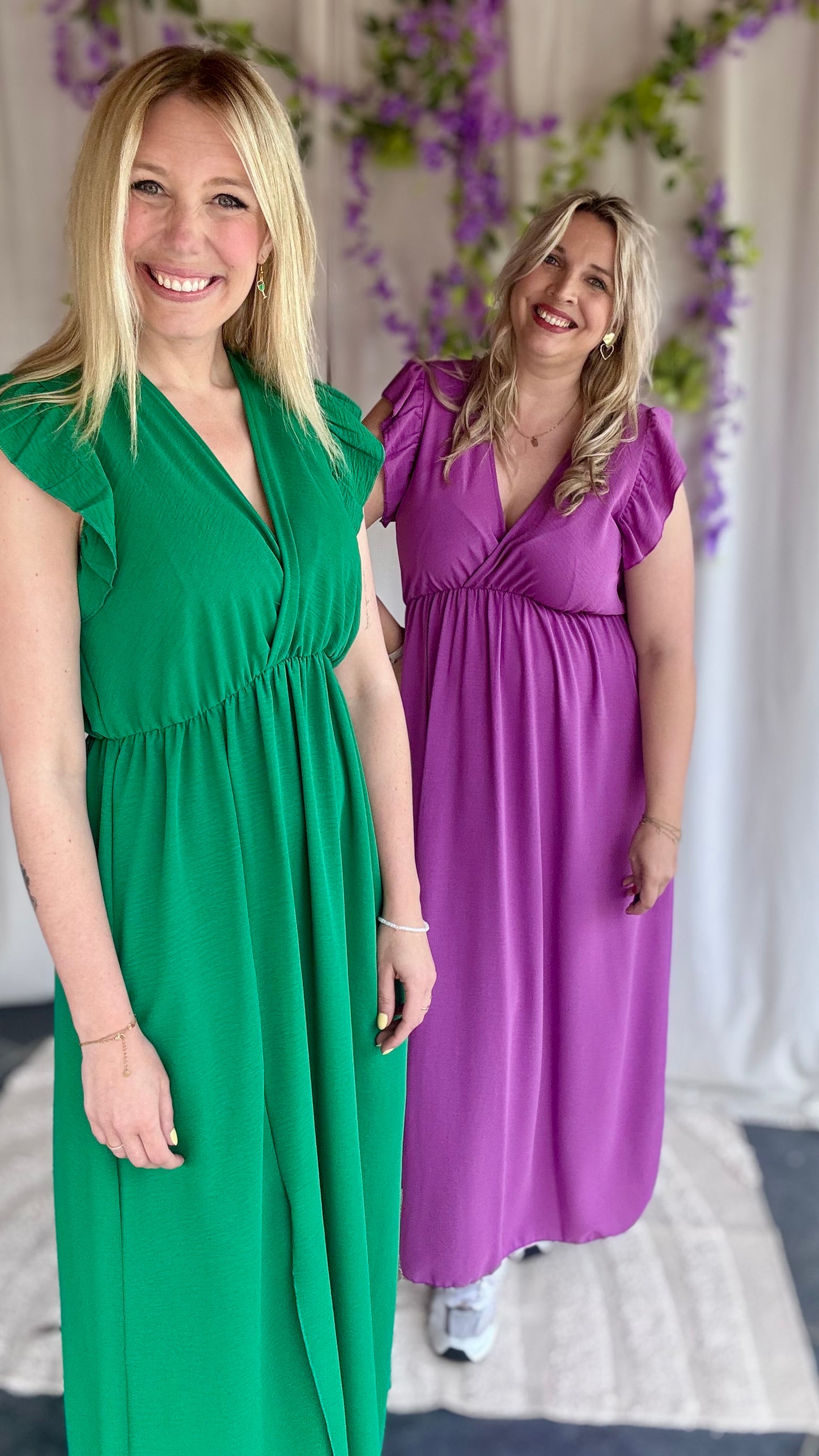 Lush dress donkergroen