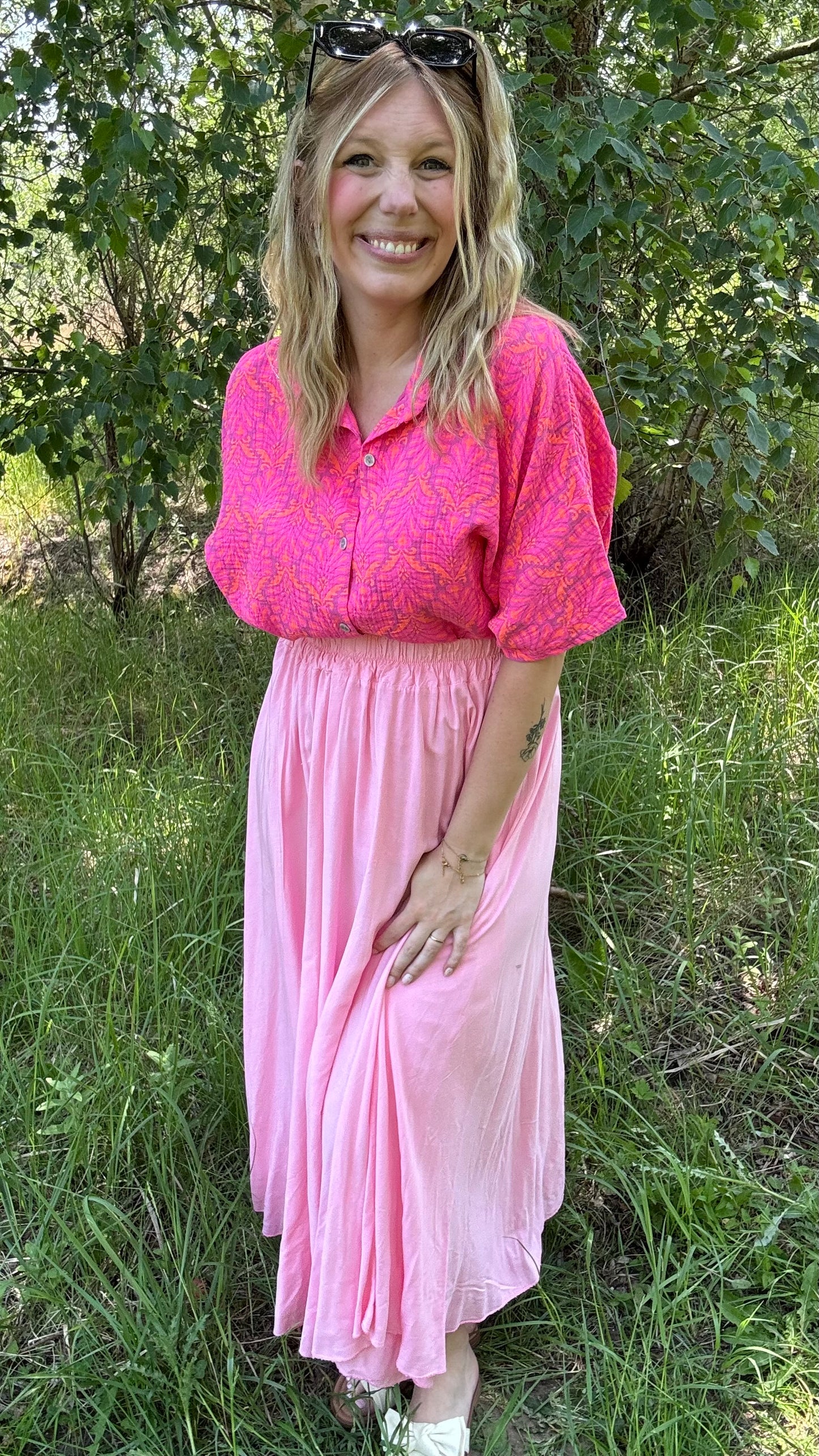 Solea rok - Roze