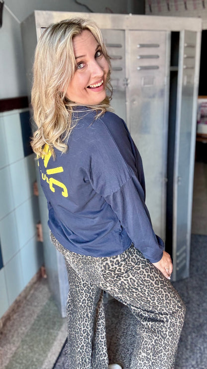 Iconic sweater curve - Navy