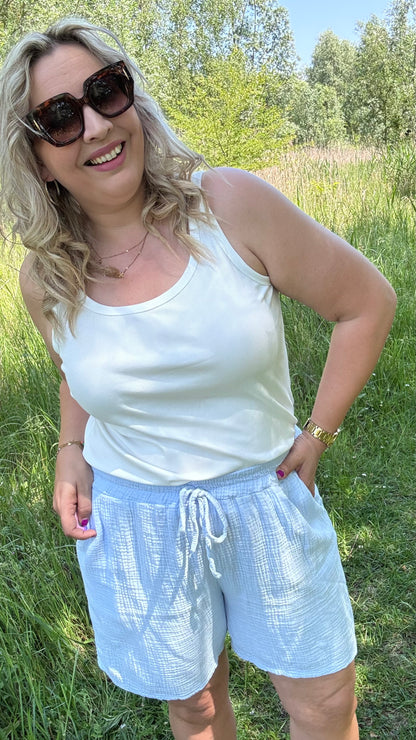 Tetra short - Blauw