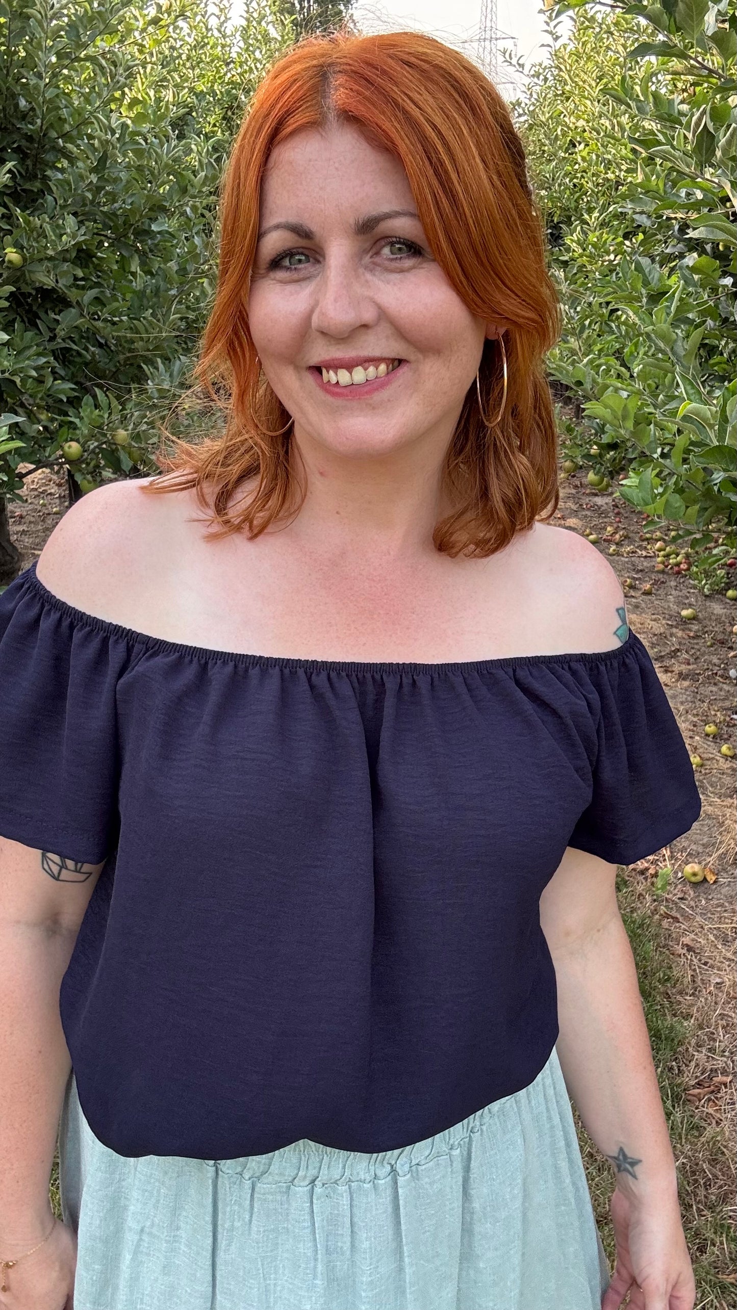 Dina blouse - Donkerblauw
