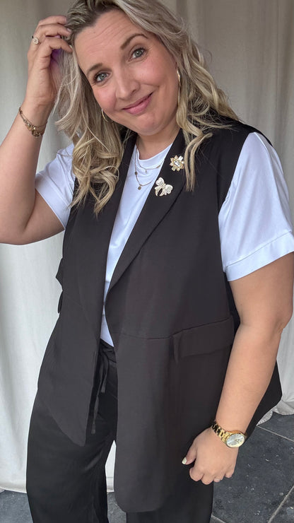 Attitude blazer - zwart