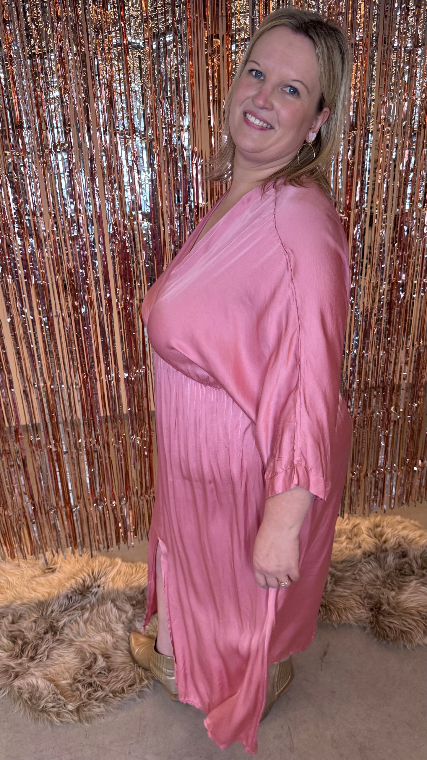 Femme dress - Zachtroze