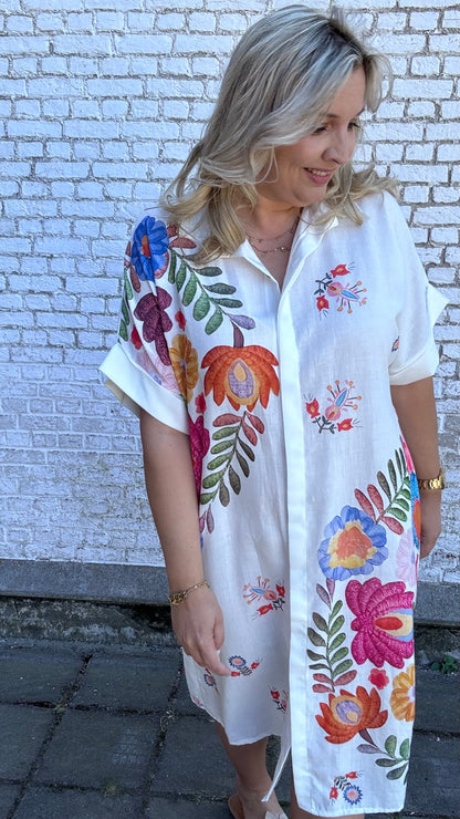 Jasmijn jurk - Bloemen