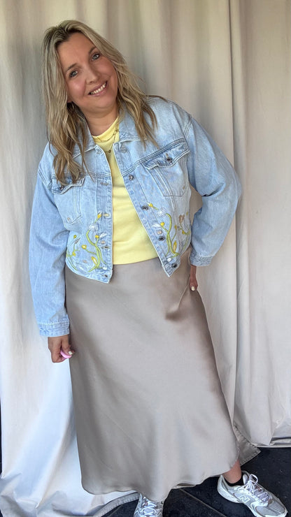Jeansvest blossom