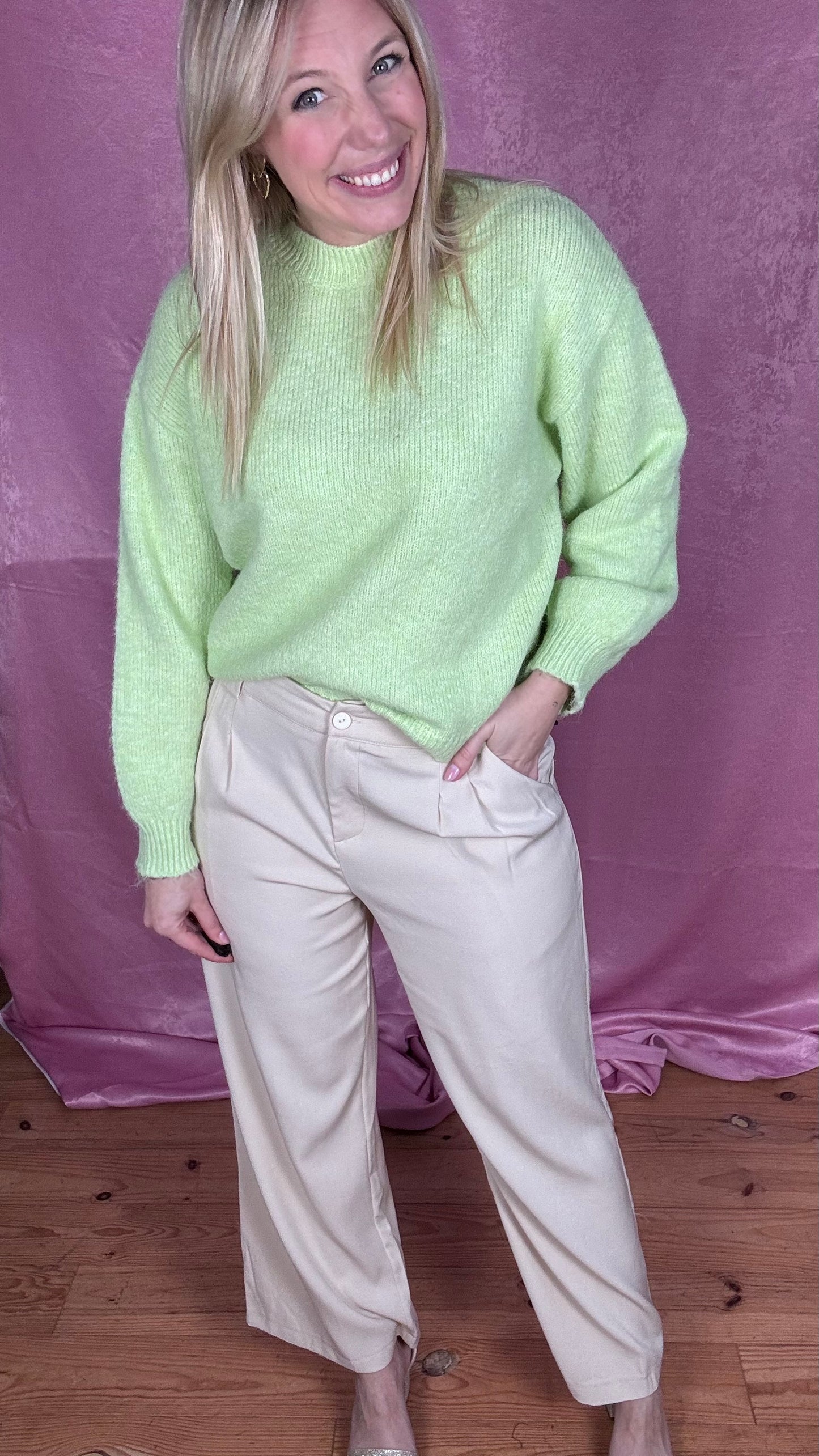 Tailor broek - Crème