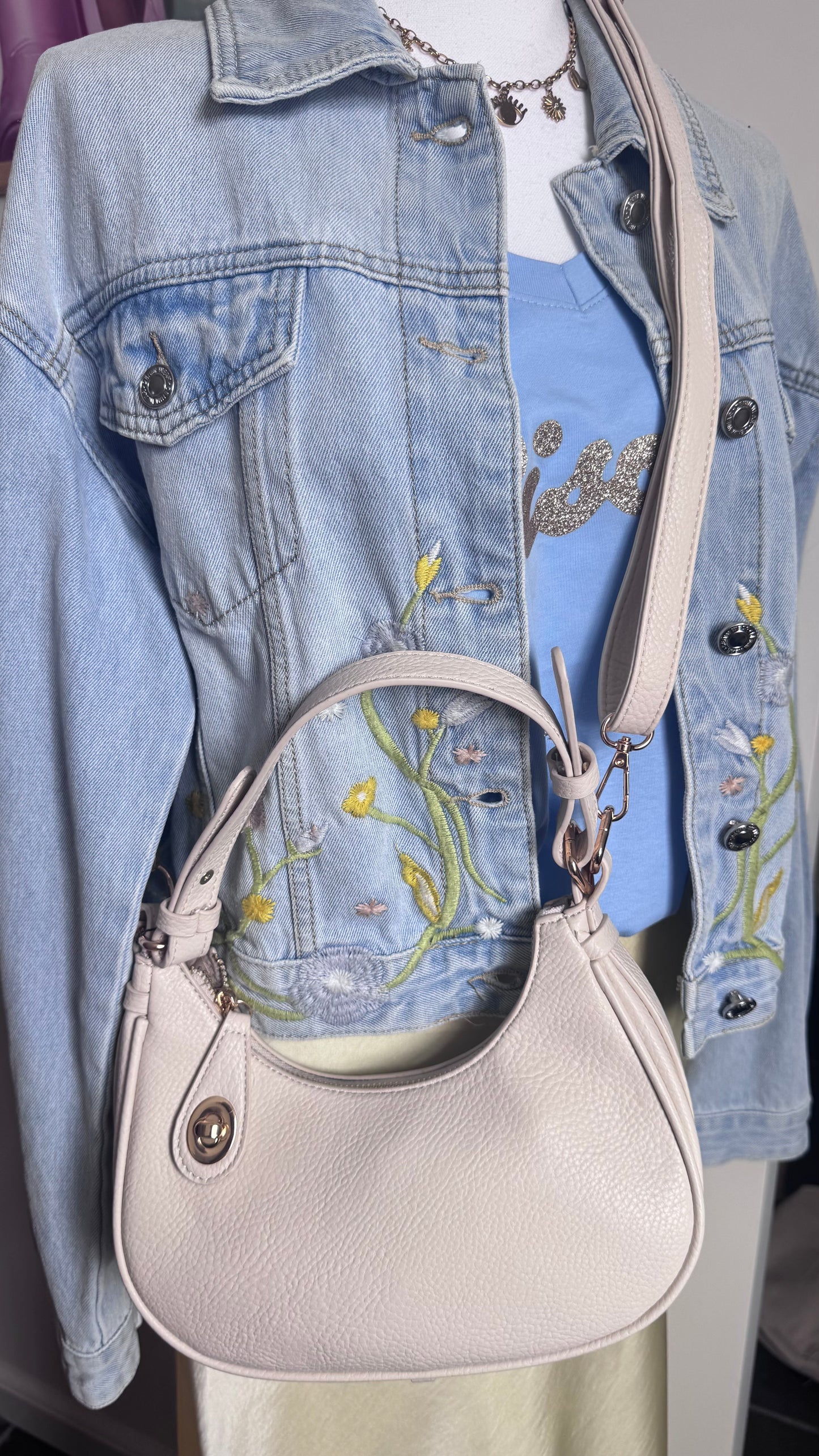 Little moon bag - Crème