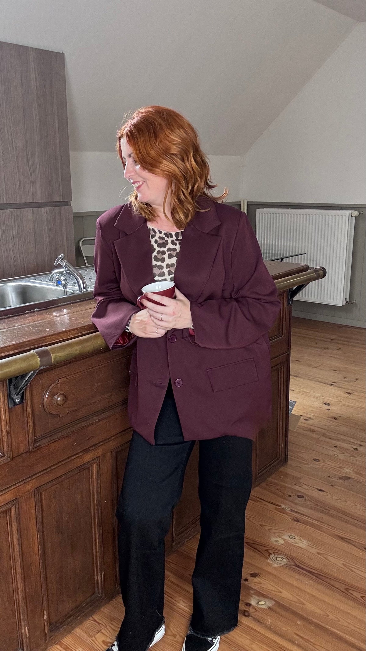 Freya blazer - Burgundy