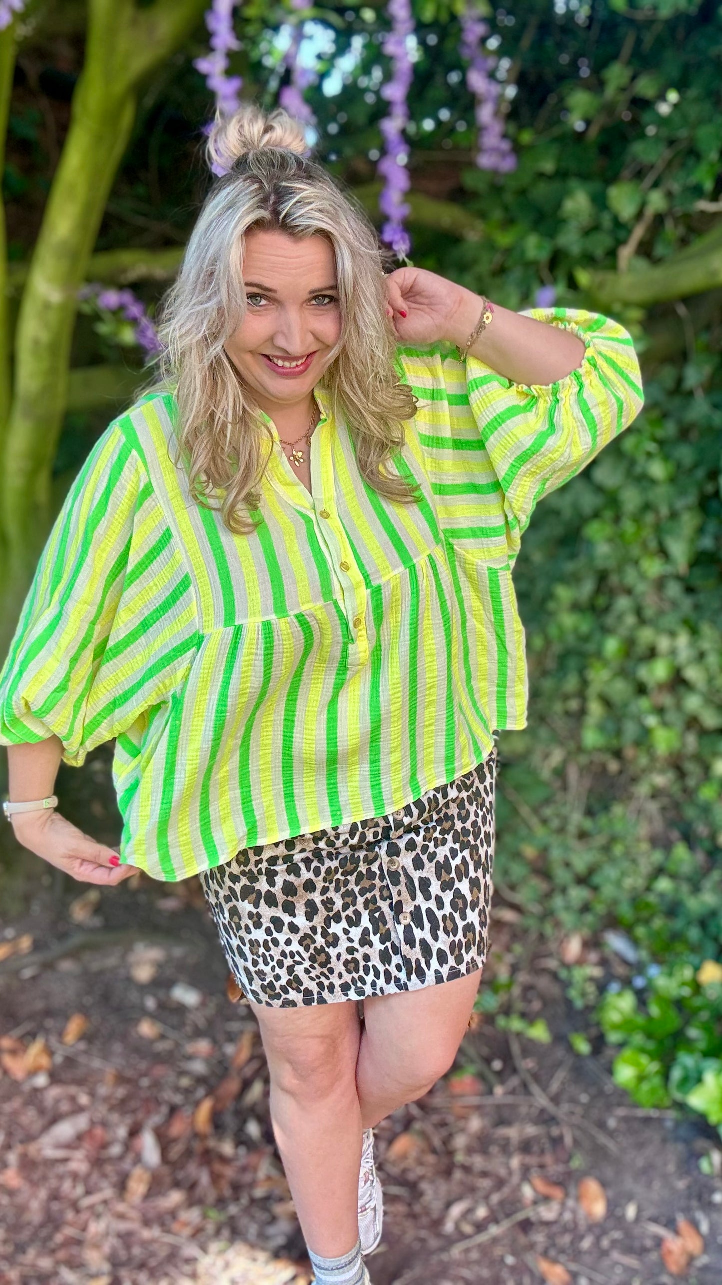 Neon breeze blouse yellow