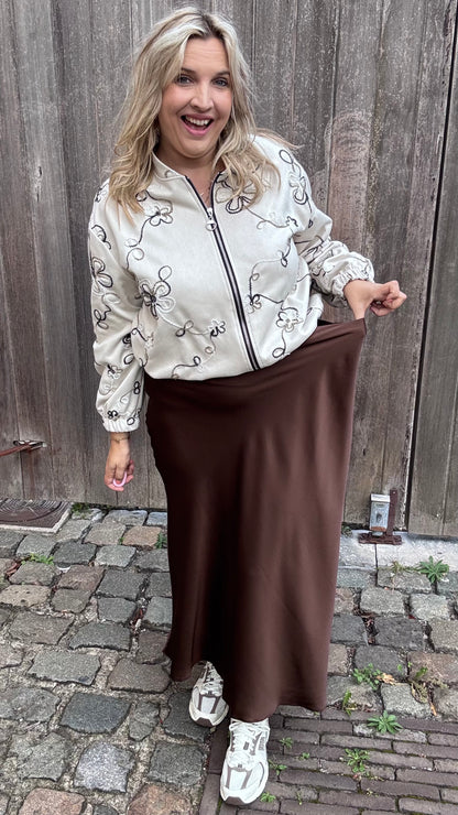 Silky muse rok - Brown