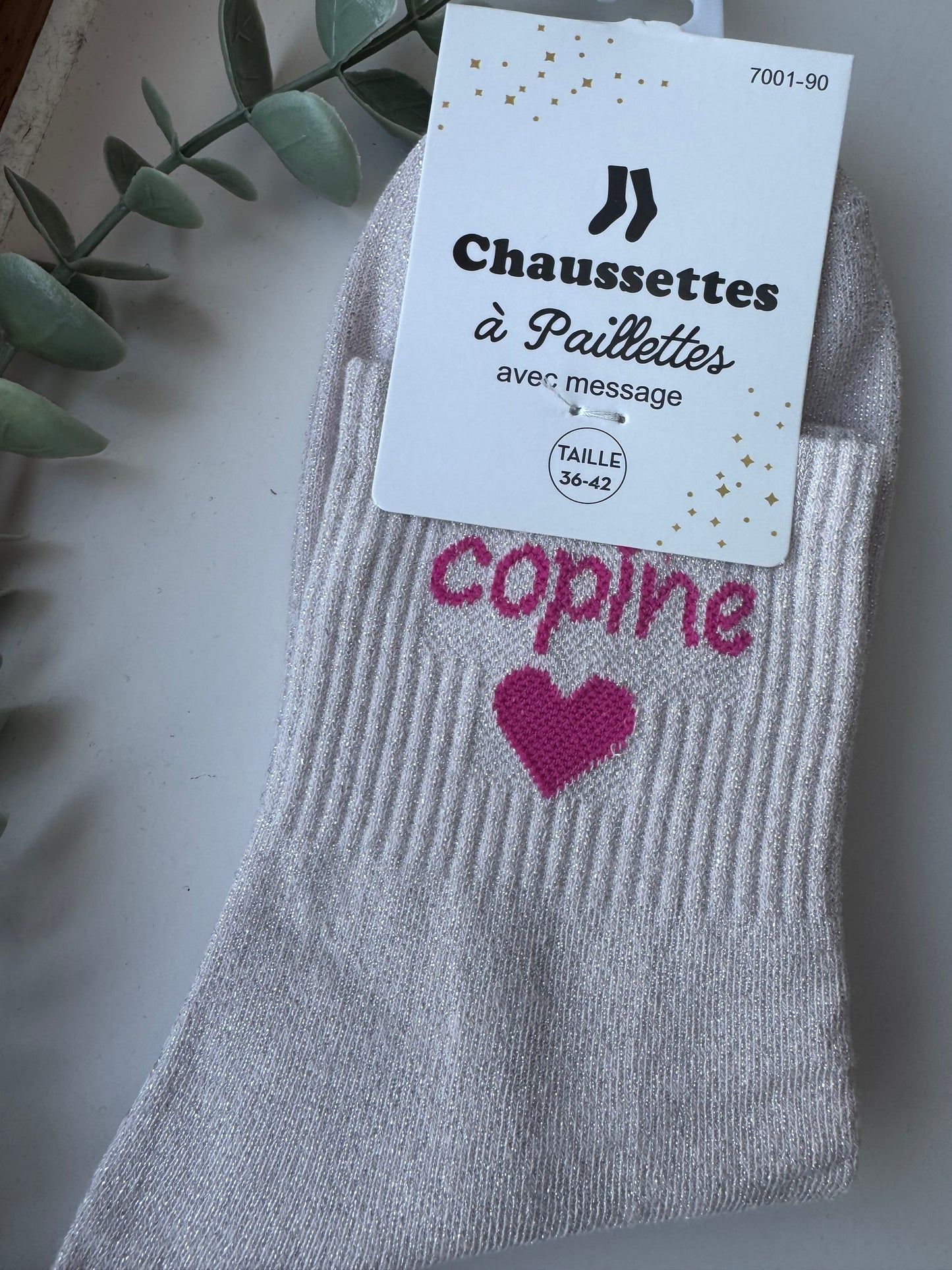 Quote sokken: Copine