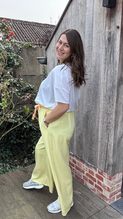 Mona broek - butteryellow