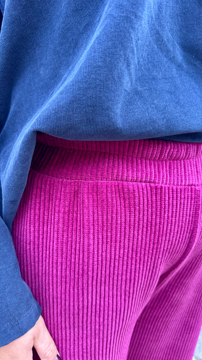 Cozy crush broek - Magenta