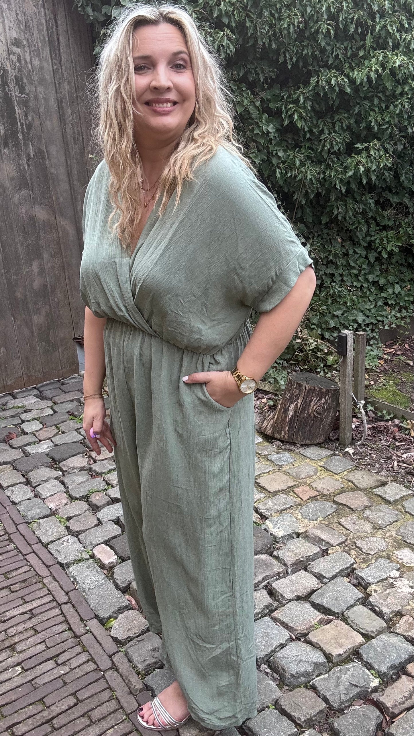 Julia Jumpsuit - Kaki