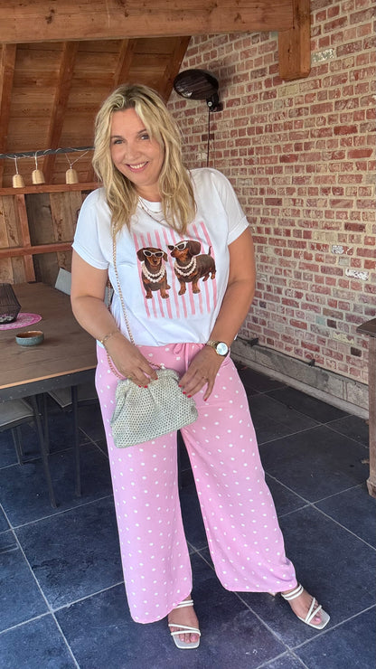 Féline broek - Roze