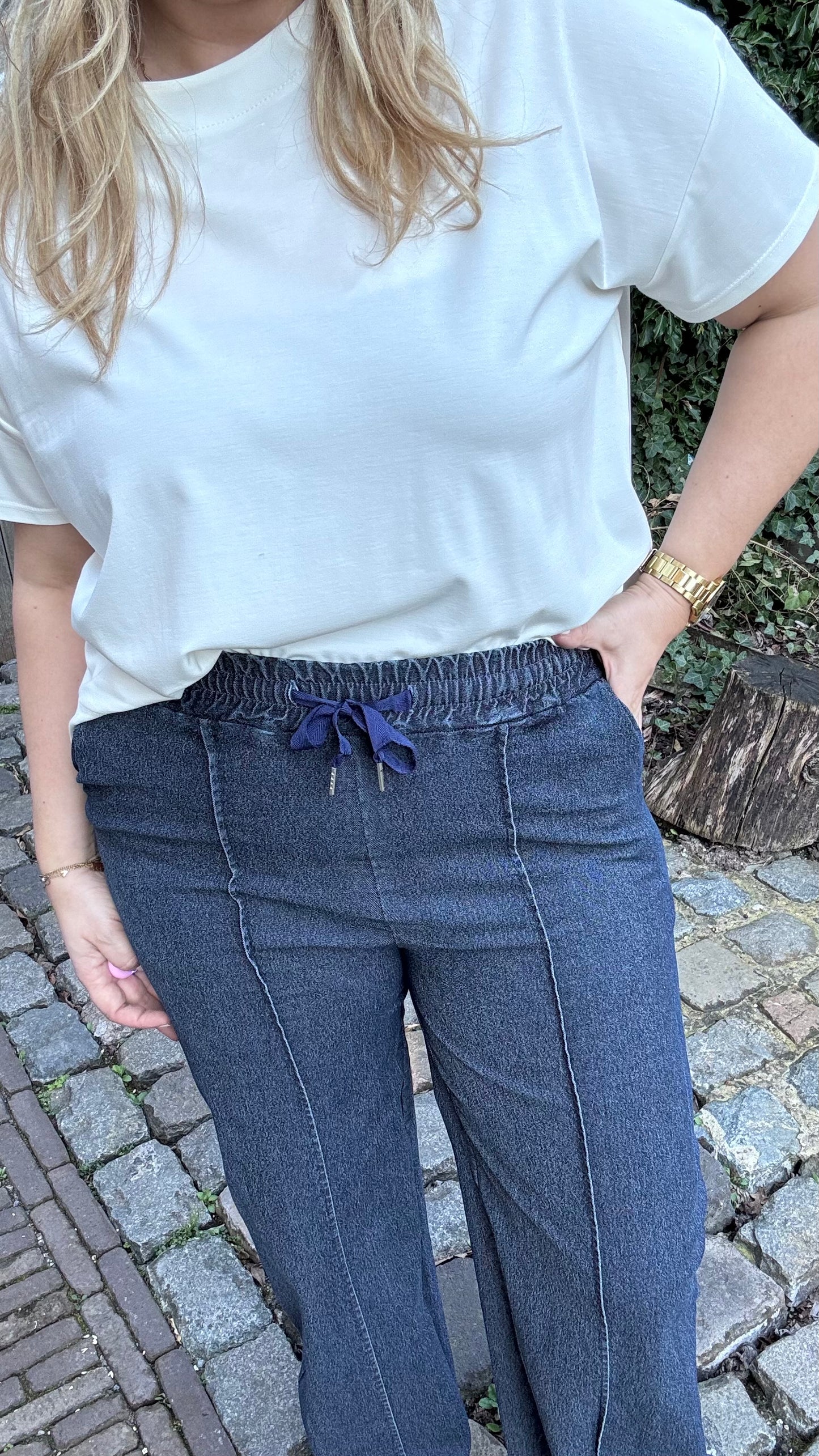 Mint move jeans - Donkerblauw