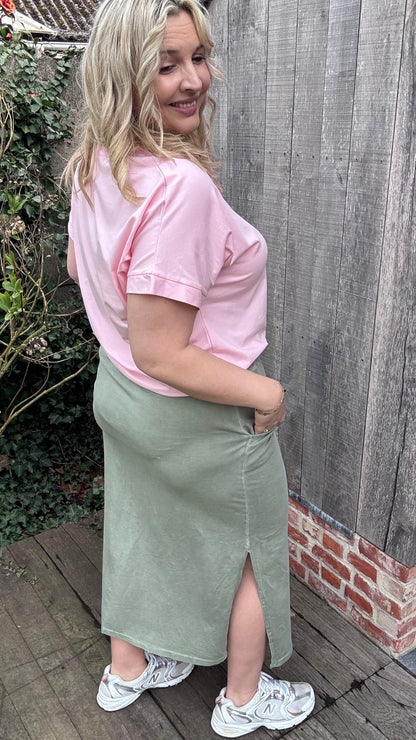 Loose Tina shirt - Lichtroze