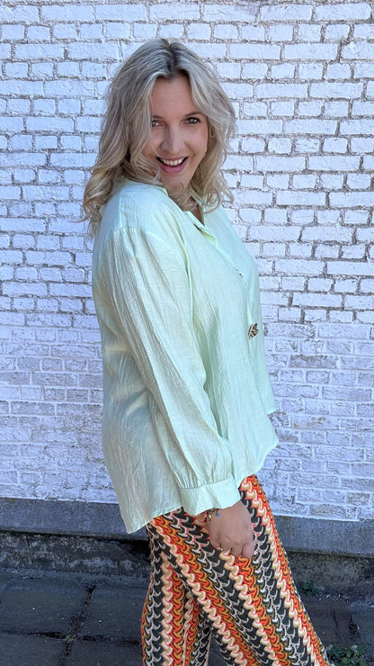 Veerle blouse - Groen
