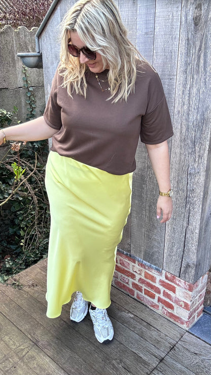 Silky muse rok - geel