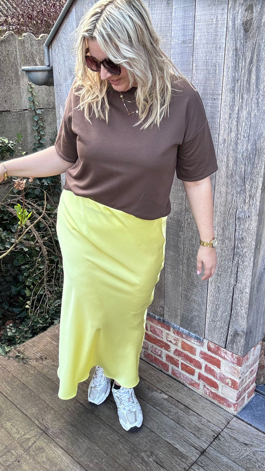 Silky muse rok - geel