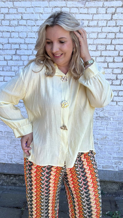 Veerle blouse - Butteryellow