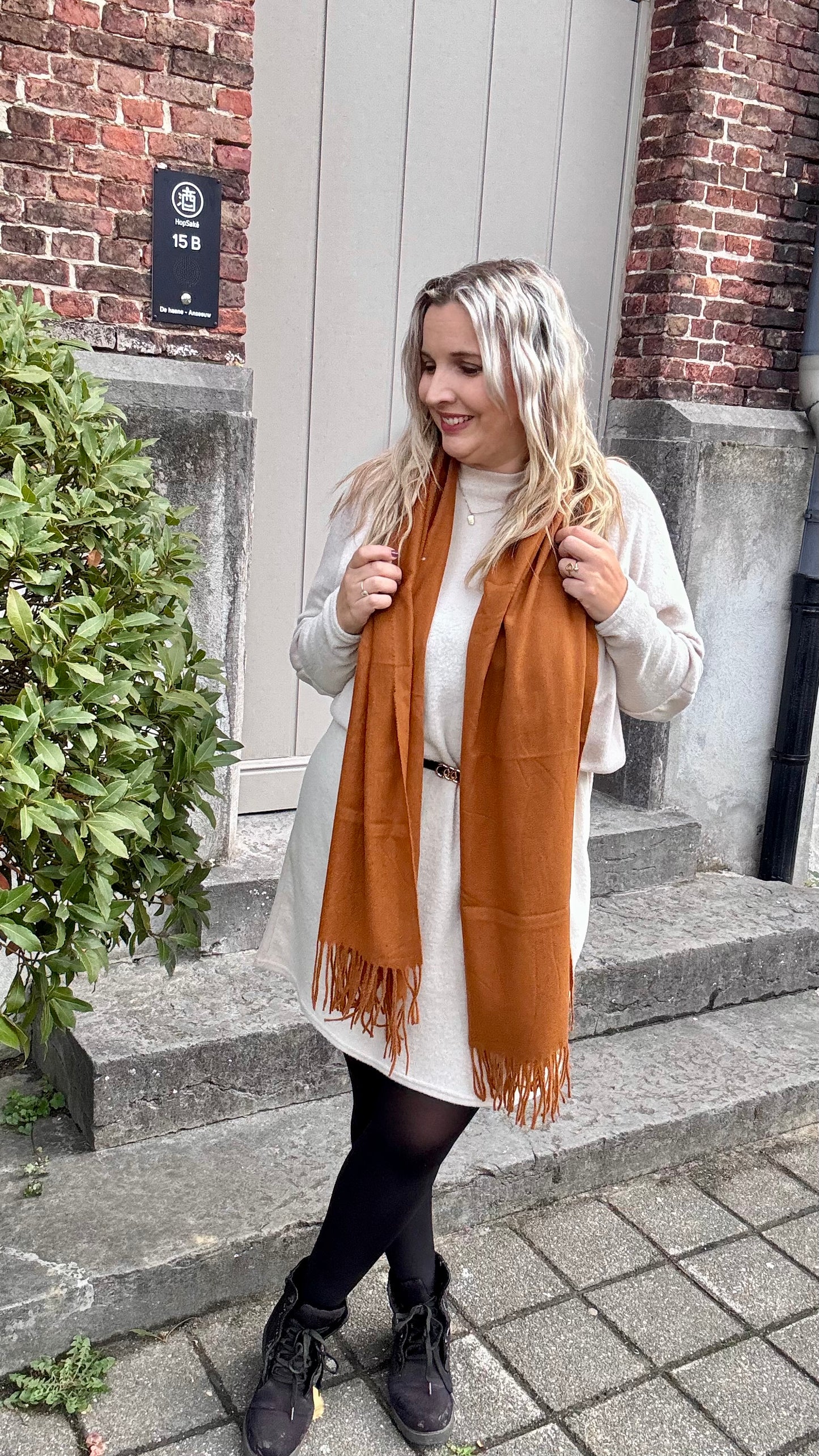 Cozy Tea sjaal - Caramel