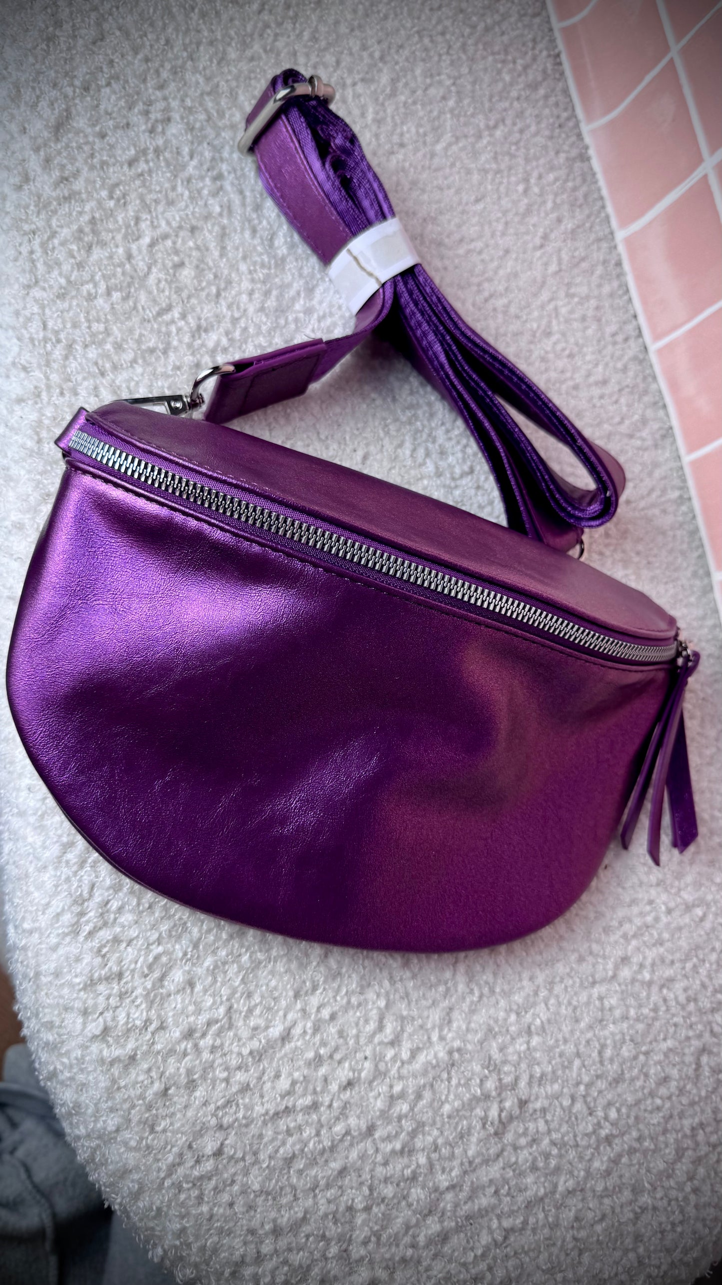 Heuptas metallic - Paars