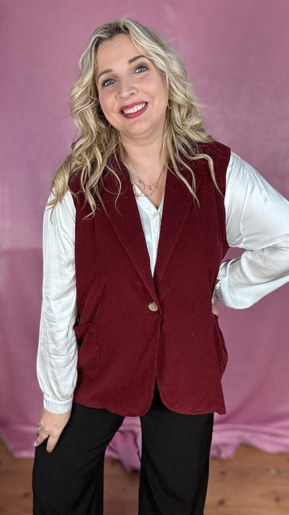 Peggy blazer - Wijnrood