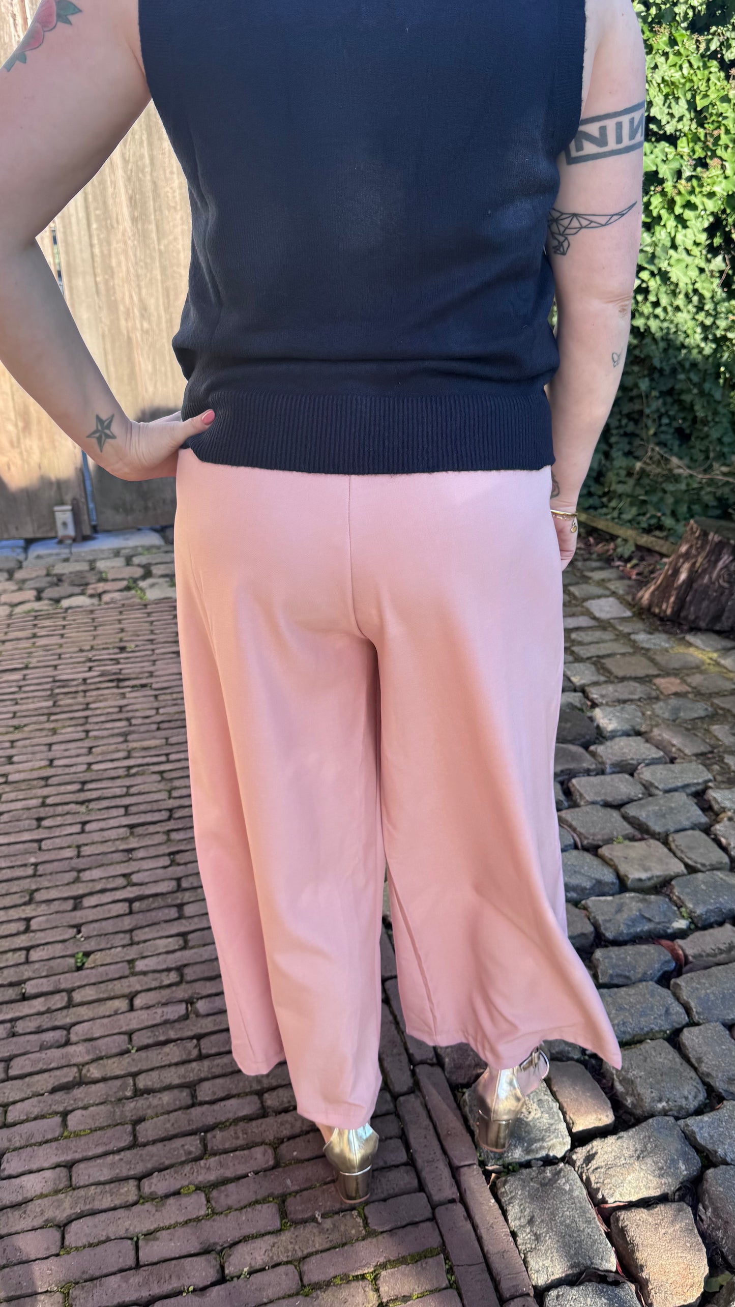 Leya broek - Oudroze