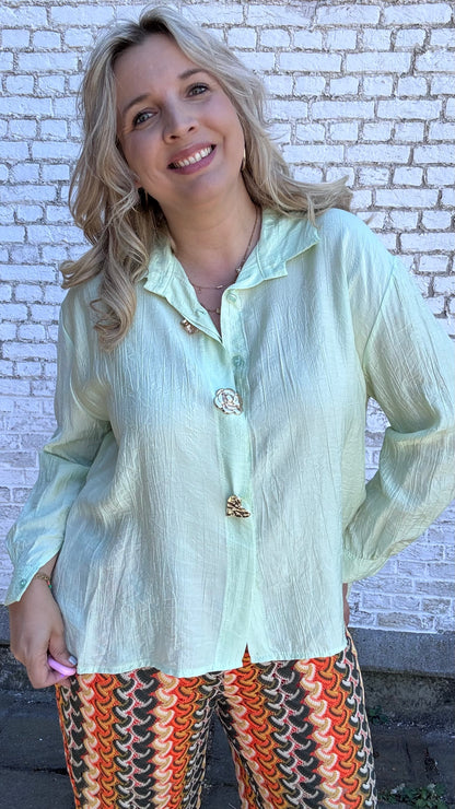 Veerle blouse - Groen