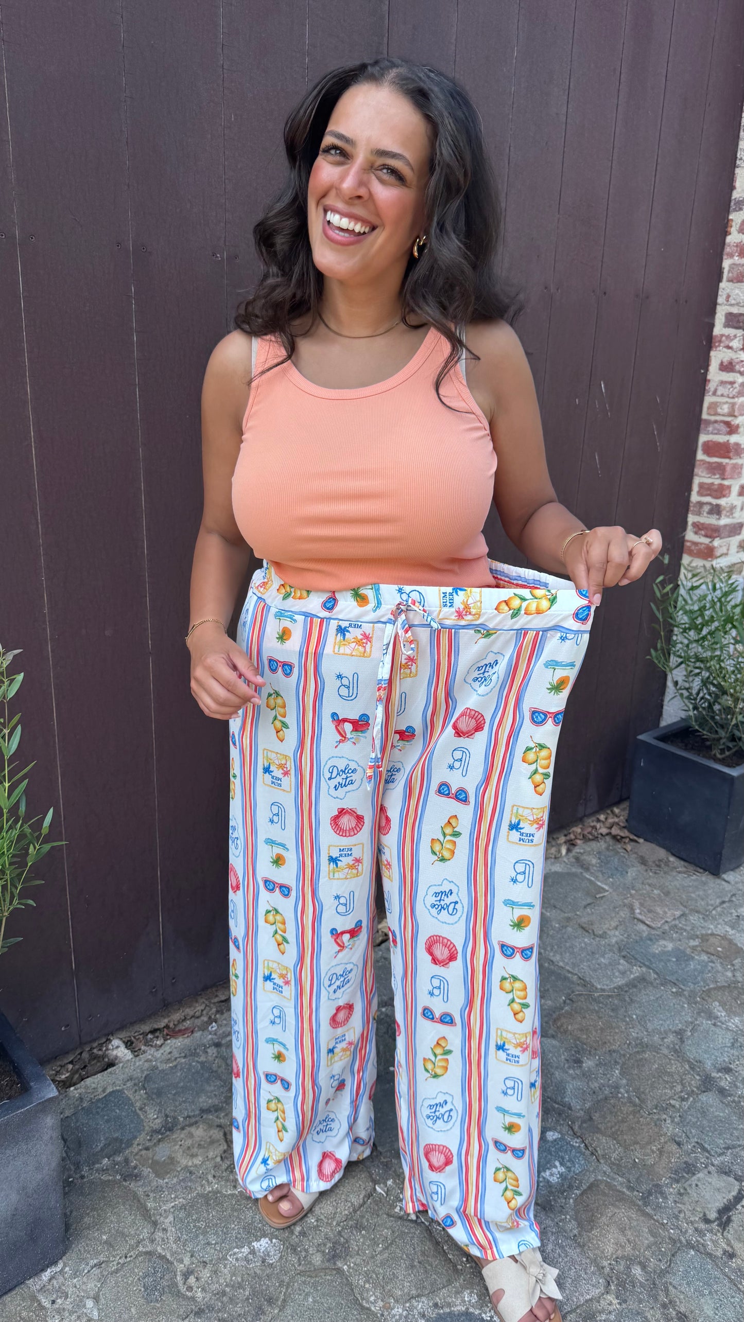 Tropical breeze broek - Wit