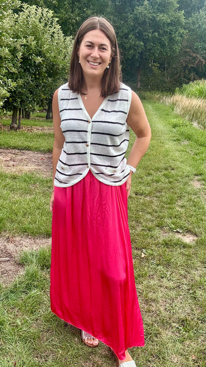 Midnight Striped gilet