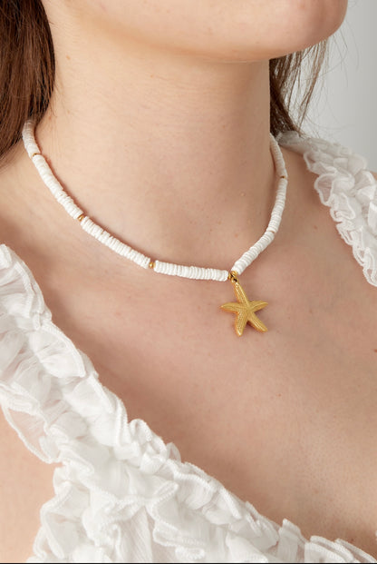 Grote zeester ketting