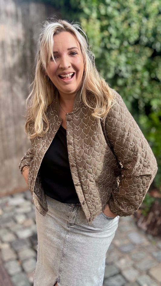 Hartjes bomber bruin