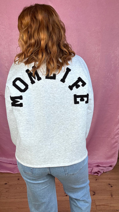 Momlife sweater - zwart