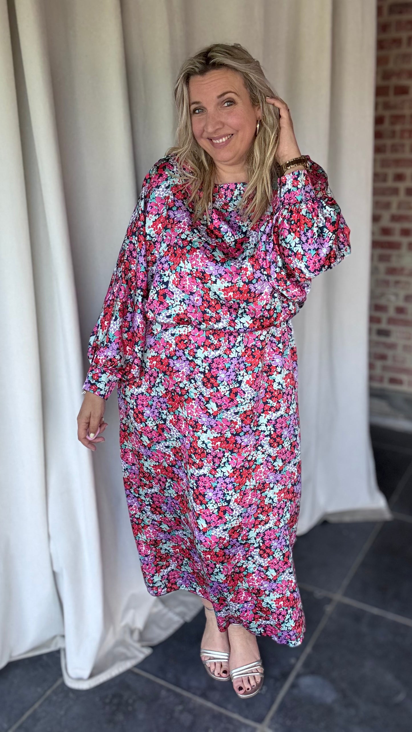 Bellini dress - Purple flowers