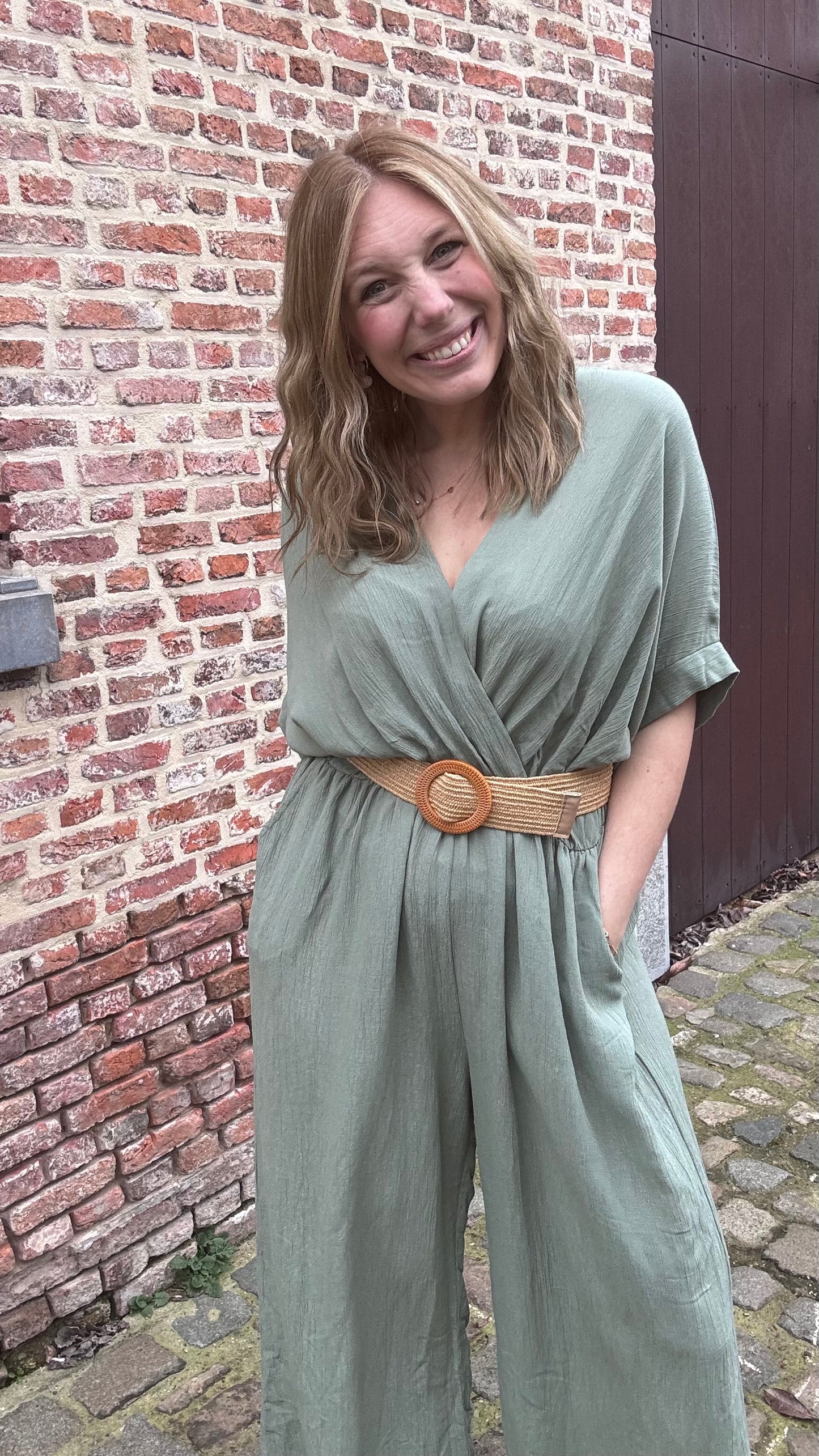 Julia Jumpsuit - Kaki