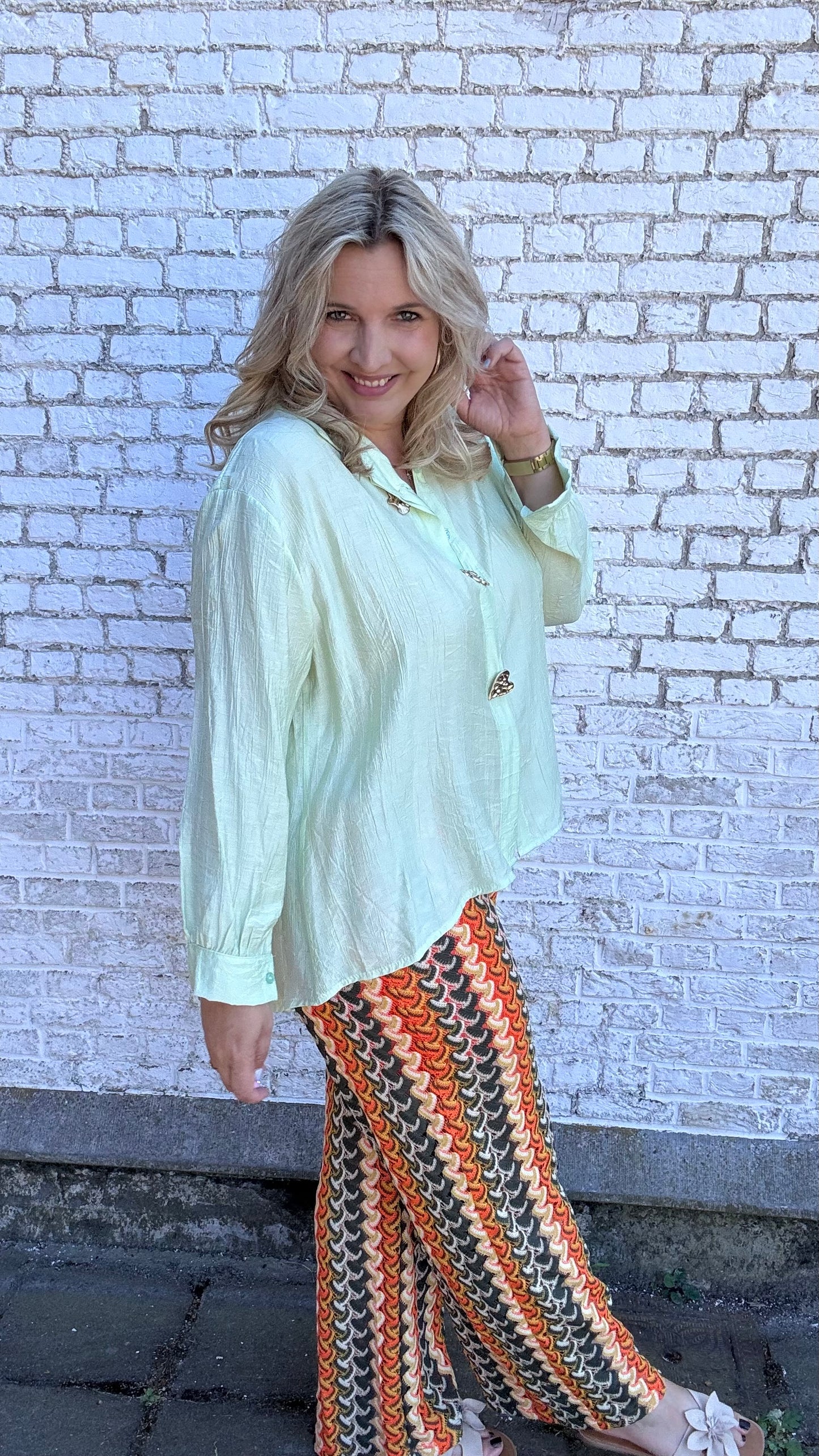 Veerle blouse - Groen