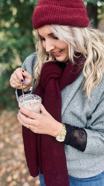 Maïté sjaal - Bordeaux