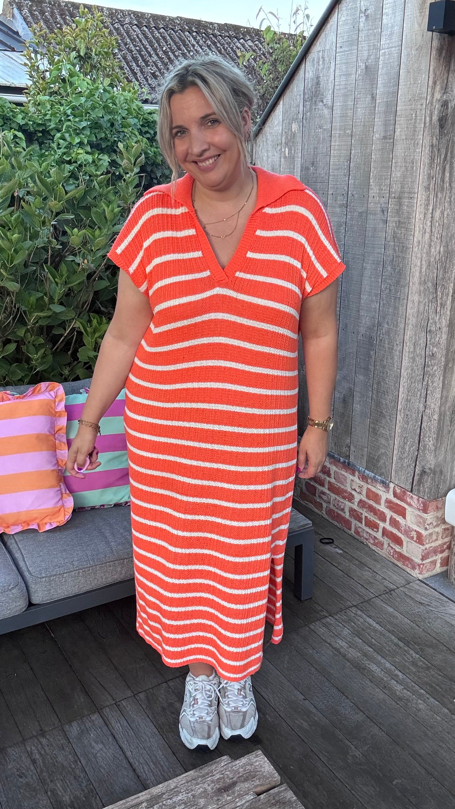 Crochet dress - Oranje